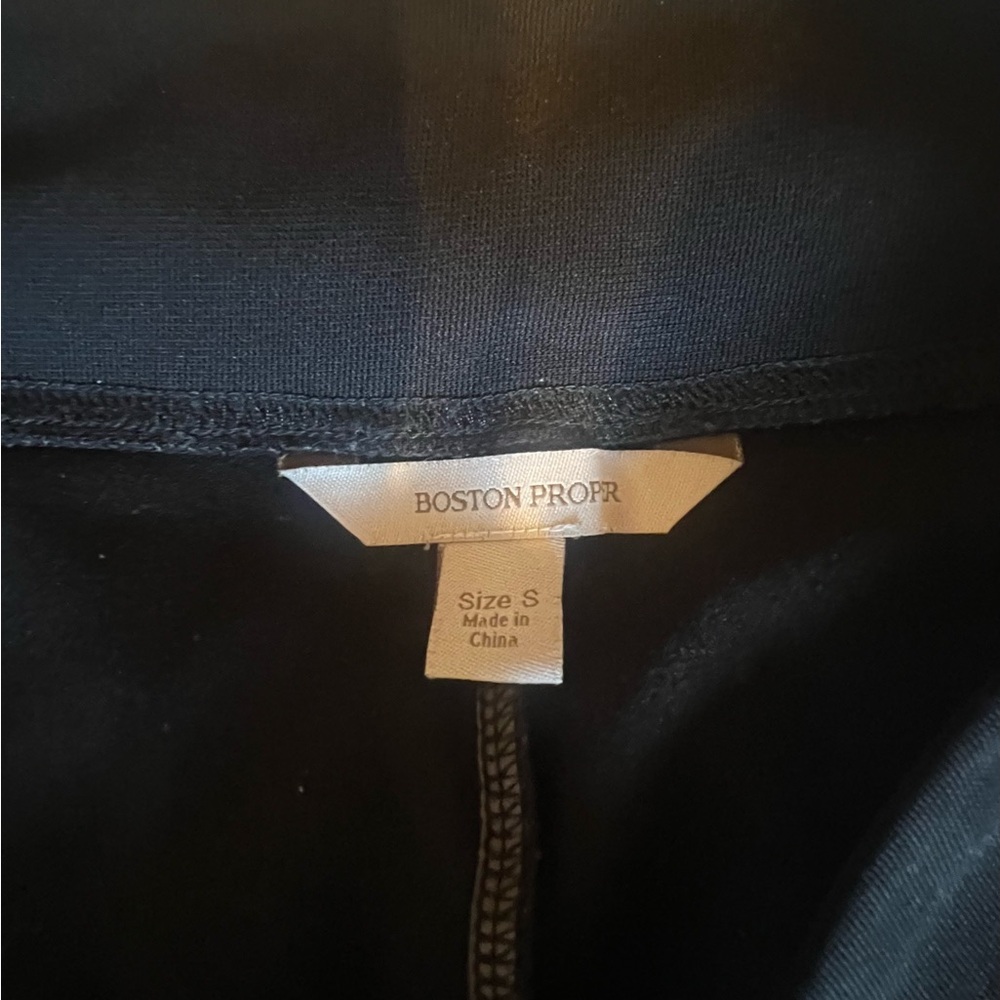 Boston Proper Black Straight Leg Pants - Picture 4 of 6